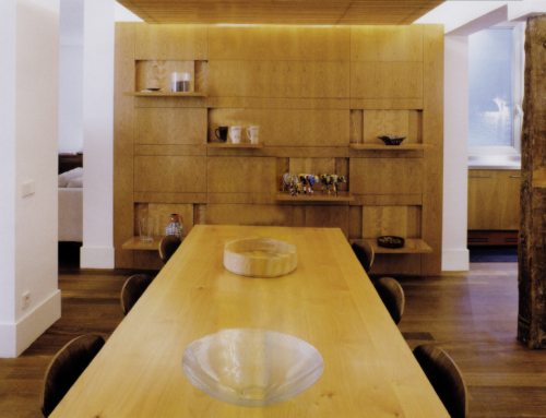 Mueble de salón madera de cerezo