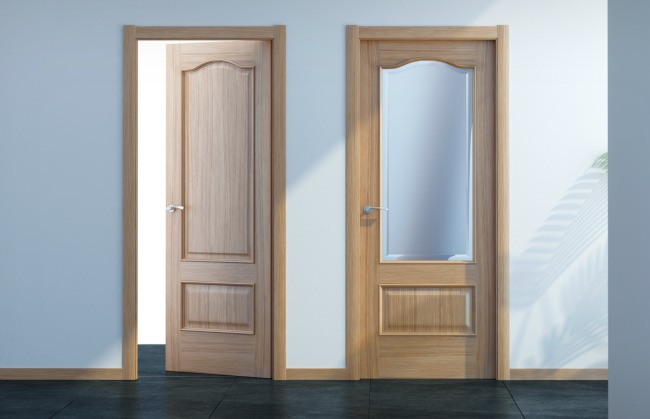 Puertas de interior - Puertas clásicas de madera